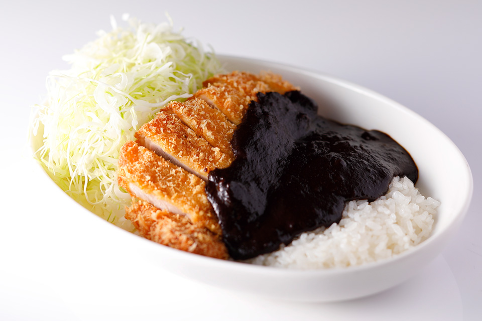 Curry on Rice with Pork Cutlet