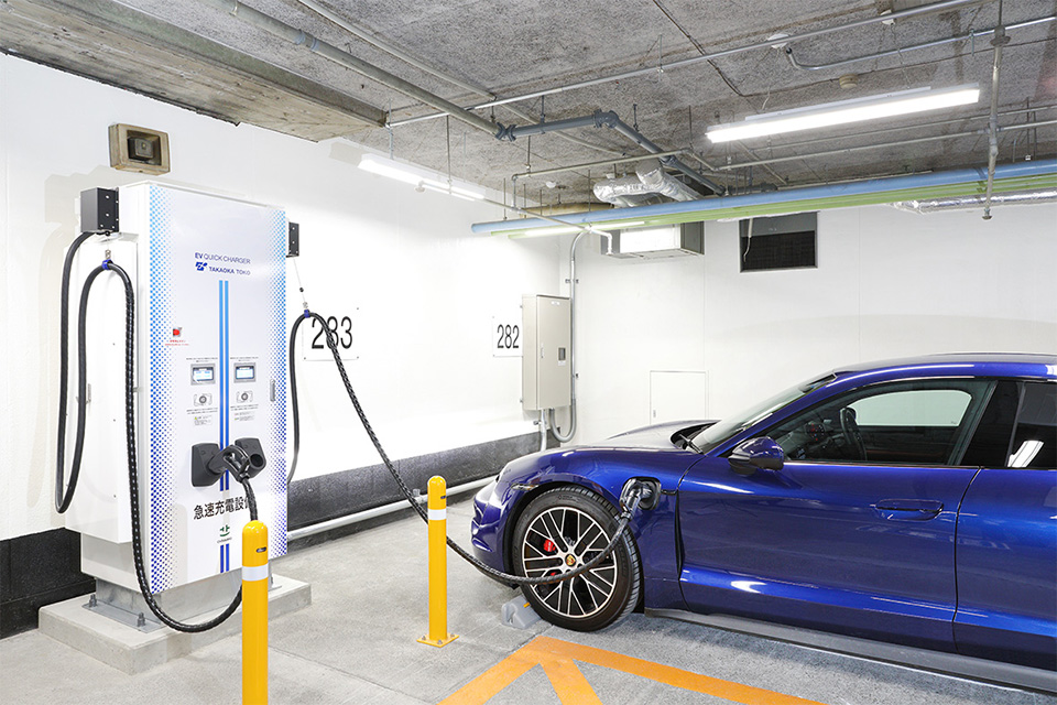 電気自動車(EV)急速充電器 設置