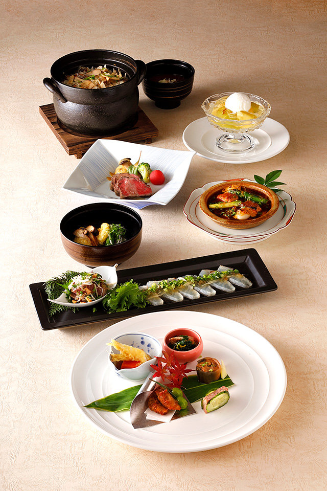 期間限定 松茸と秋の味覚会席