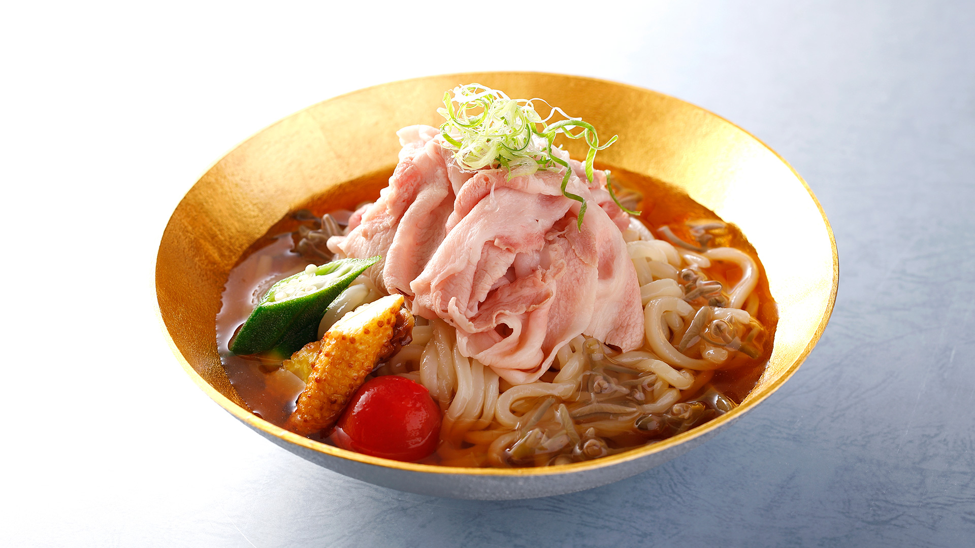 松阪ポークの冷しゃぶうどん