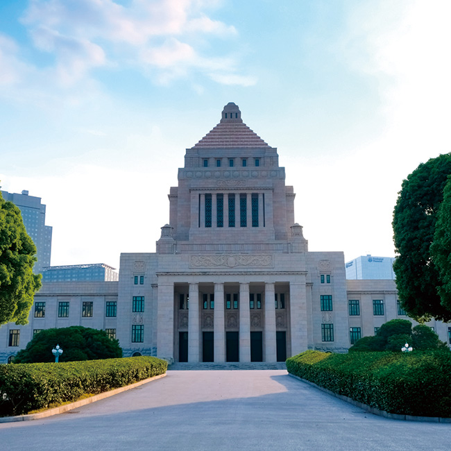 永田町エリア 国会議事堂の写真